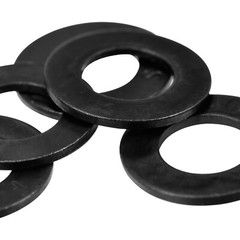 50pcs 5/16-Inch Flat Washer Alloy Steel Black Oxide Finish