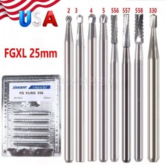 Dental Surgical Long Round Ball High Speed FG Carbide Diamond Bur