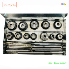 Engine Valve Seat High Carbon Steel Hcs Face Cutter Set 24 Pcs USA RSTOOLS
