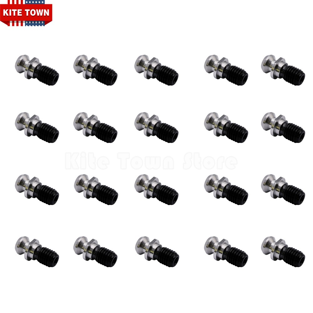 20PC CAT40 45°0.740″ Coolant Pull Stud Retention Knob For Mazak Fadal HURCO Okum