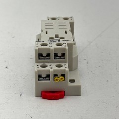 Eaton D7PAA General Purpose Relay Socket DIN Rail Finger Safe 300V 16A IP20