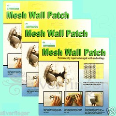 3 PACKS WALL REPAIR PATCH Fix Drywall Hole Ceiling Plaster Damage Metal Mesh 4X4