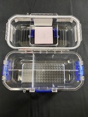 DURAPORTER Polycarbonate Sample Specimen Transport Container Blue 120052 (1/cs)