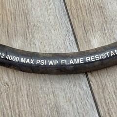Gates Megaspiral 4000 PSI Flame Resistant 65″ Hydraulic Hose 12C12M 3/4″