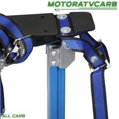 ALL-CARB 24 in – 40 in Professional Grade Adjustable Drywall Stilts Light Blue