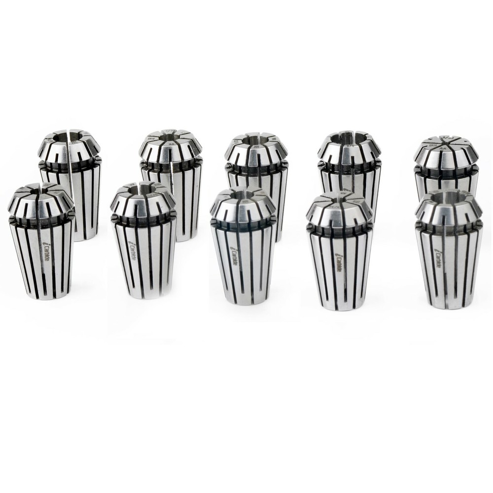 ULTRA PRECISION ER16 COLLET SET 3/32 TO 3/8″ 10PCS TIR0.0002″/5μm CNC TOOLS