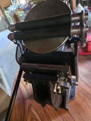 Tabletop Metal Letter Press Printing Press w/ Ink Rollers, Tabletop Letterpress