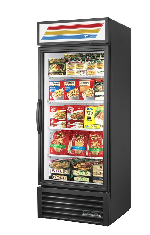 True GDM-26F-FLX-HC~TSL01 30″ One-Section Black Exterior Refrigerator/Freezer