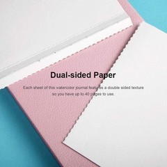 Versatile Watercolor Art Journal with 40 Pages – Perfect for Beginners & Experts