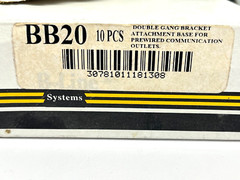 B-Line Systems BB20 Double Gang Bracket for Communication Outlets