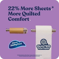 Quilted Northern Ultra Plush 3-Ply Toilet Paper, 24 Mega Rolls, 255 Sheets
