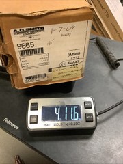 A.O. SMITH (9665) – JA2R356N+ Motor, 208-230V, 50/60Hz, 1.1/1.0A, 1300/1550 RPM,