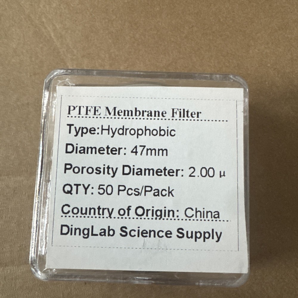 PTFE Membrane Filter Hydrophobic 47mm