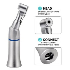 NSK Style Dental Slow Low Speed Contra Angle Handpiece Push / Latch Head E-type