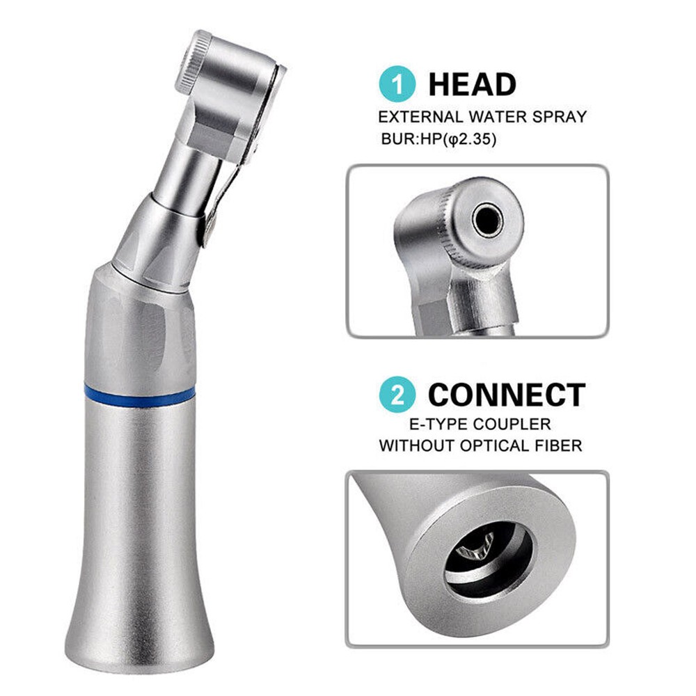 NSK Style Dental Slow Low Speed Contra Angle Handpiece Push / Latch Head E-type