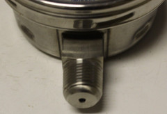 4 inch Face SS Liquid W/ 1/2 NPT Bottom Mount 10000# Wika