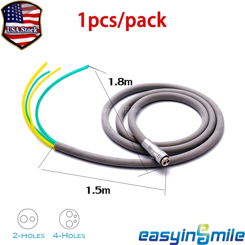 1Pcs Dental Silicone Turbine Handpiece Tubing Hose Connector 2Holes / 4 Holes