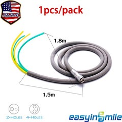 1Pcs Dental Silicone Turbine Handpiece Tubing Hose Connector 2Holes / 4 Holes