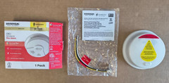 NEW USI/SM/HW10YR 2-IN-1 Smoke & Fire Alarm Hardwired + 10 Yr Battery Free Ship