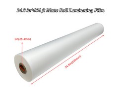 1 Rolls 24.8″*656ft Matt Satin Thermal Laminating Film UV Luster Hot Films USA