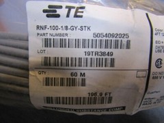 1 Lot 50 pieces TE RNF-100-1/8-GR-STK Heat Shrink Tubing Sleeve, 0.125 in ID, Gr