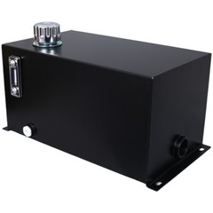 5 Gallon 14 Gauge Steel Hydraulic Fluid Reservoir Tank with Inlet 1-1/2″ FNPT