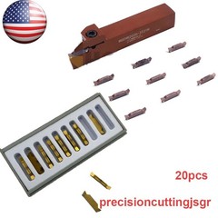 MGEHR2020-3T21 Lathe Cut Off Tool Lathe Parting Tool + MGGN300 Grooving Insert