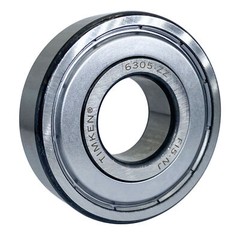 (2 PACK) USA TIMKEN 6305-ZZ 25X62X17MM Double Metal Seal Ball Bearings