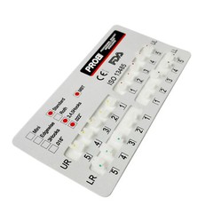 Dental PROB Orthodontic Ceramic Brackets Braces Standard MBT 022 Slot 345 hooks