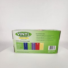 Sunset Vinyl Gloves Large Powder-Free Foodservice Disposable (100-Count Box)