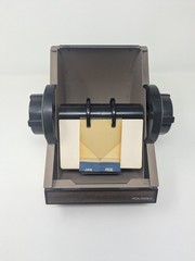 Vintage Metal Rolodex Model 5350 Large Desktop Rotary File w/ Cards & Tabs
