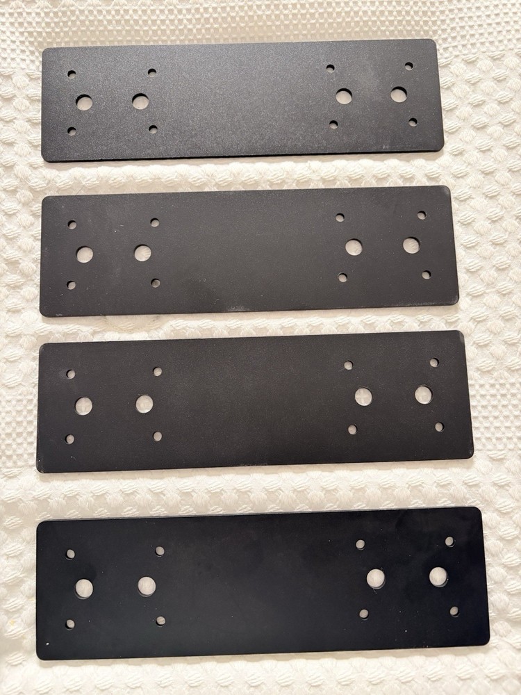 (4) 10x 3 Metal Plate Set … 3 Millimeter Thick