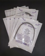 Dental Orthodontic Super Elastic Wire Niti Round Arch Wires Natural Form
