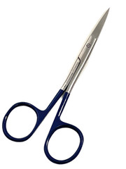 Set Of 2 – Iris Dissecting Surgical Scissors 4.5″ Sharp/Sharp Curved+Straight