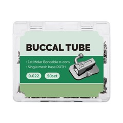 Dental Orthodontic Buccal Tube Bondable Roth/MBT 022″ Mesh Base 1st/2nd Molar