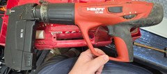 Hilti DX 460 Powder Actuated Fastening Tool Nail Gun With Case And Few Extras