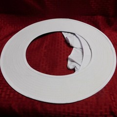 Hard Hat Brim Sun Visor – White