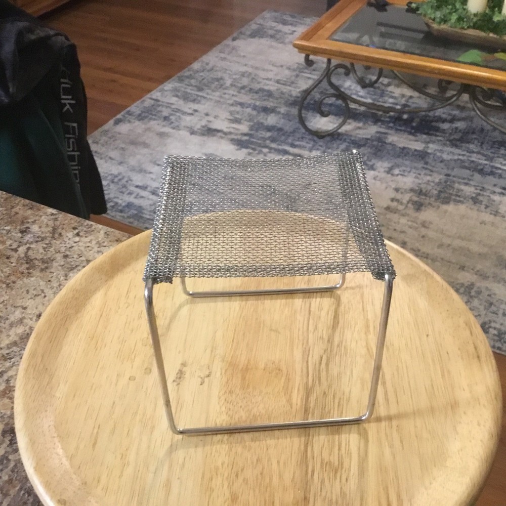 Alcohol Burner Stand – Chrome Plated Steel Wire – 5″x5″x5″ Eisco Labs Free Ship