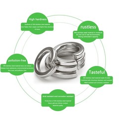 1100 Pcs Spring Lock Washers Assortment Kit Stainless Steel Washer