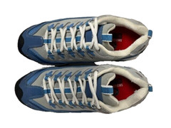 Skechers Work women’s size 8M steel toe lace up shoes blue/gray
