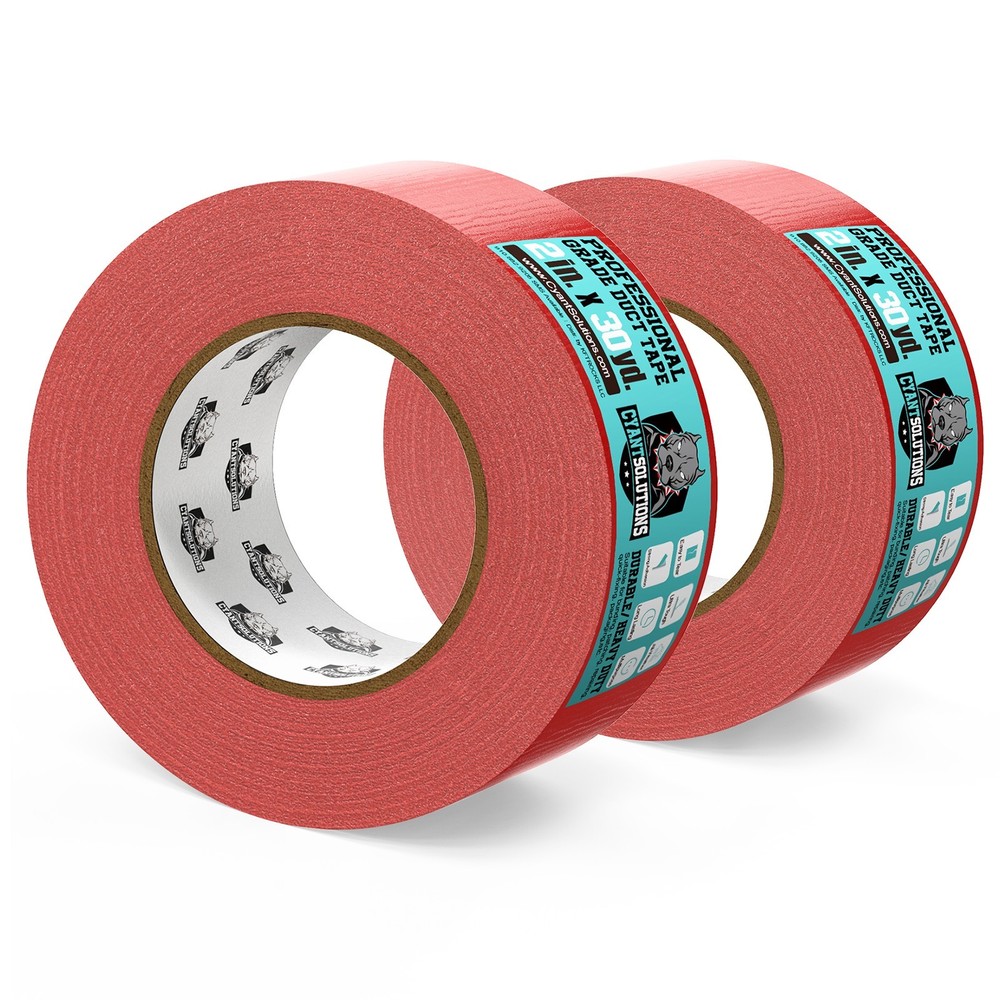 FDS Red Duct Tape – 2in x 50yd – Indoor and Outdoor – Buy More Save More Version