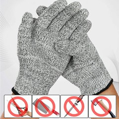 Lot Butcher Glove Cut Proof Protective Cut Resistant Gloves Kitchen L5 Protectio