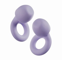 Loop Quiet 2 Violet Reusable Earplugs 24dB Noise Reduction Sleep Focus Travel