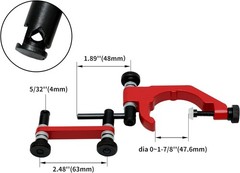 Universal Indicator Holder for Dial Test Indicator 1-7/8″ Clamping Dia Aluminum