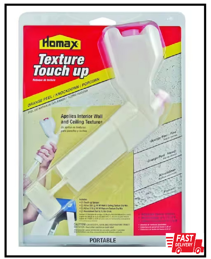 Homax 41072041218 Texture Touch Up Kit, Wall and Ceiling Texture and Sprayer