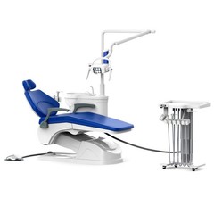 Dental Unit Chair Computer Control PU Leather DC Motor +Doctor Stool TJ2688-A1