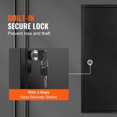 VEVOR 200-Key Cabinet Key Lock Box with Adjustable Racks & Colorful Key Tags