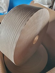 Huge 6 Rolls 3″ x 900ft 5400 Lf Reinforced Gummed Kraft Paper Tape Large Rolls