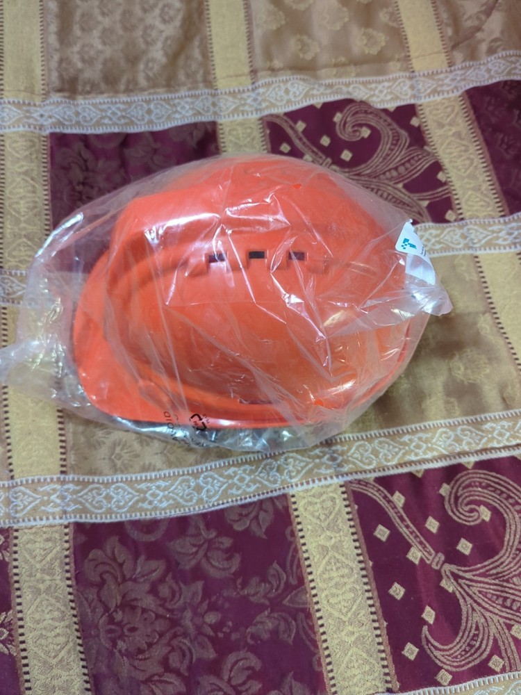Amston Orange Saftey Hard Hat Type 1 Class C ANSI Z89.1 Adjustable Vented New