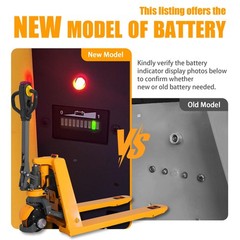 APOLLOLIFT 24V/20AH Lithium Battery -Mini Type Electric Pallet Jack Truck CBD15